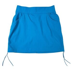 NWT Columbia Women's Anytime Casual Skort Active Fit Drawstring Teal Small